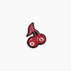rb Embroidered Patch Rb Cherries