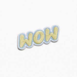 rb Embroidered Patch Wow