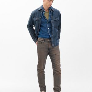 Fit 2 Slim Jeans Ochre Blue