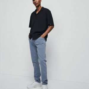 Fit 2 French Blue: Slim Fit Medium Indigo Aero Stretch Jean