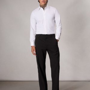 Bradford Tuxedo Pant Black Pinstripe