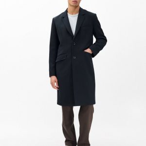 Beckett Italian Twill Coat Black