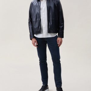 Matias Leather Jacket Black
