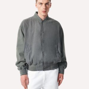 Leo Linen Souvenir Jacket Pavement