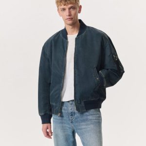 Menston Relaxed Fit Bomber Jacket Salute