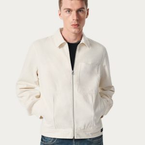 Simon Denim Garage Jacket Ecru