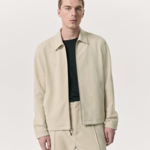 Melrose Tech Ponte Jacket Aged Taupe