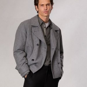 Eddy Wool-Blend Jacket Mid Charcoal