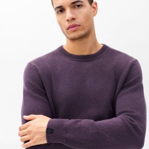 Declan Cashmere Sweater Deep Plum