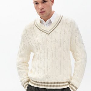 Tristan Cricket Sweater Vanilla