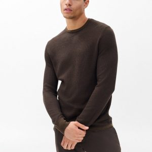 Gregory Crewneck Sweater Stonewall