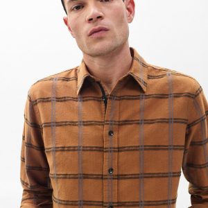 Tomlin Brushed Oxford Shirt Rust