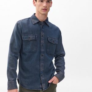 Jack Infuse Denim Shirt Graphite Indigo
