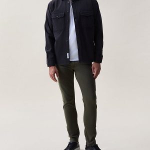 Jack Cotton-Blend Shirt Black