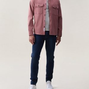 Jack Cotton-Blend Shirt Washed Rose