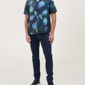 Alan Printed Shirt Blue Floral