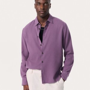 Dalton Canvas Shirt Washed Violet