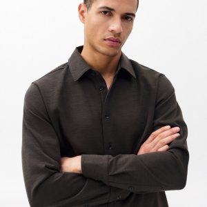 Tomlin Merino Wool Knit Shirt Stonewall