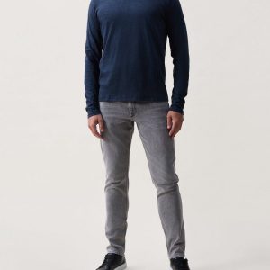 Classic Slub Cotton Long-Sleeve T Shirt Salute