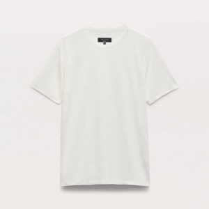 Classic Linen T Shirt Chalk