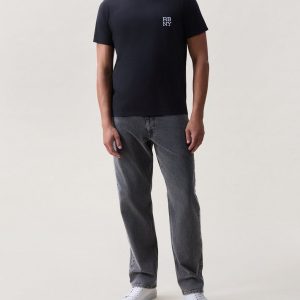 rb NY Logo T Shirt Black