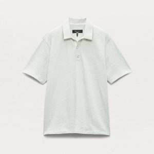 Classic Flame Polo Shirt Light Teal