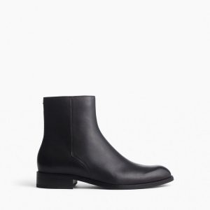 Angelo Leather Ankle Boots Black