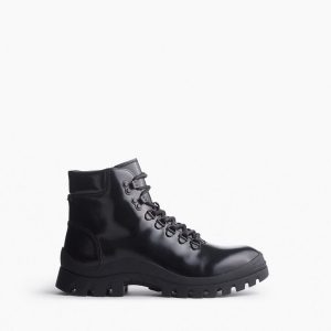 Stanton Leather Hiking Boots Black