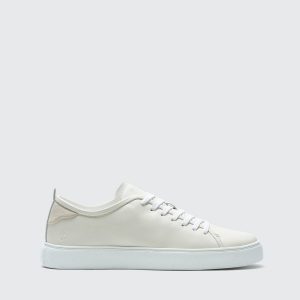 Perry Leather Sneaker Off Wht