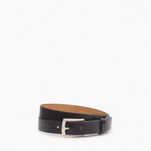 Logan Leather Belt Black