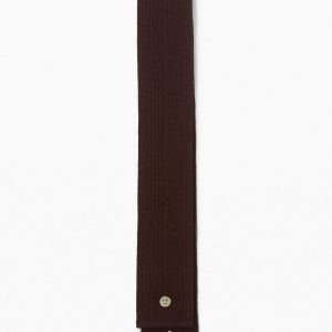 Sour Face Wool Scarf Brown