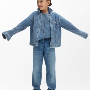 Mini Miramar Trucker Jacket Scarlet